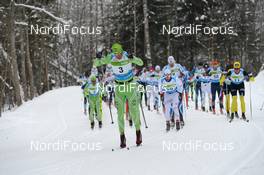 17.02.2013, Tartu, Estonia (EST): Stanislav Rezac (CZE)leading the elite group - FIS Marathon Cup Tartumarathon, Tartu (EST). www.nordicfocus.com. © Rauschendorfer/NordicFocus. Every downloaded picture is fee-liable.