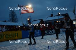 03.03.2013, Mora, Sweden (SWE): group of athletes at the finish - FIS Marathon Cup Vasaloppet, Mora (SWE). www.nordicfocus.com. © Rauschendorfer/NordicFocus. Every downloaded picture is fee-liable.