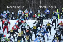 03.03.2013, Mora, Sweden (SWE): first climb - FIS Marathon Cup Vasaloppet, Mora (SWE). www.nordicfocus.com. © Rauschendorfer/NordicFocus. Every downloaded picture is fee-liable.