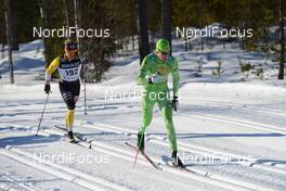 03.03.2013, Mora, Sweden (SWE): l-r: Jens Eriksson (SWE), Simen Oestensen (NOR) - FIS Marathon Cup Vasaloppet, Mora (SWE). www.nordicfocus.com. © Rauschendorfer/NordicFocus. Every downloaded picture is fee-liable.