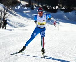 10.03.2013, St. Moritz, Switzerland (SUI): Florian Kostner (ITA), Fischer - FIS Marathon Cup Engadin Skimarathon, St. Moritz (SUI). www.nordicfocus.com. © Felgenhauer/NordicFocus. Every downloaded picture is fee-liable.