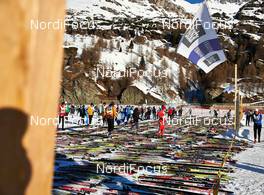 10.03.2013, St. Moritz, Switzerland (SUI): start preparations - FIS Marathon Cup Engadin Skimarathon, St. Moritz (SUI). www.nordicfocus.com. © Felgenhauer/NordicFocus. Every downloaded picture is fee-liable.