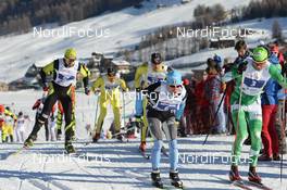 13.12.2013, Livigno, Italy (ITA):  early at the classic race: l-r, Nicola Morandini (ITA), Rezac Stanislav  (CZE) - Skimarathon La Sgambeda Classic, Livigno (ITA). www.nordicfocus.com. © Rauschendorfer/NordicFocus. Every downloaded picture is fee-liable.