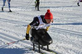 13.12.2013, Livigno, Italy (ITA):  Para-athlete Andrea Eskan (GER) on a sit-ski - Skimarathon La Sgambeda Classic, Livigno (ITA). www.nordicfocus.com. © Rauschendorfer/NordicFocus. Every downloaded picture is fee-liable.