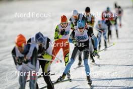 15.12.2013, Livigno, Italy (ITA): l-r: Riita-Liisa Roponen (FIN), Seraina Boner (SUI) - FIS Marathon Cup La Sgambeda, Livigno (ITA). www.nordicfocus.com. © Rauschendorfer/NordicFocus. Every downloaded picture is fee-liable.
