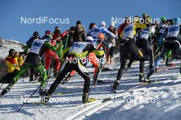 15.12.2013, Livigno, Italy (ITA): the leaders at a climb - FIS Marathon Cup La Sgambeda, Livigno (ITA). www.nordicfocus.com. © Rauschendorfer/NordicFocus. Every downloaded picture is fee-liable.