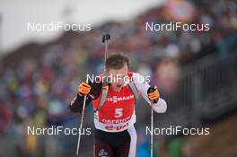 05.01.2014, Oberhof, Germany (GER): Simon Eder (AUT) - IBU world cup biathlon, mass men, Oberhof (GER). www.nordicfocus.com. © Manzoni/NordicFocus. Every downloaded picture is fee-liable.