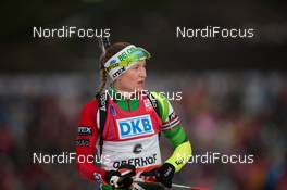 05.01.2014, Oberhof, Germany (GER): Darya Domracheva (BLR) - IBU world cup biathlon, mass women, Oberhof (GER). www.nordicfocus.com. © Manzoni/NordicFocus. Every downloaded picture is fee-liable.