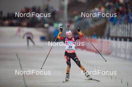 05.01.2014, Oberhof, Germany (GER): Andrea Henkel (GER) - IBU world cup biathlon, mass women, Oberhof (GER). www.nordicfocus.com. © Manzoni/NordicFocus. Every downloaded picture is fee-liable.