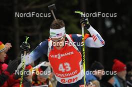 04.01.2014, Oberhof, Germany (GER): Leif Nordgren (USA) - IBU world cup biathlon, pursuit men, Oberhof (GER). www.nordicfocus.com. © Manzoni/NordicFocus. Every downloaded picture is fee-liable.