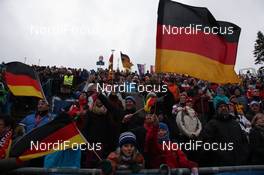 04.01.2014, Oberhof, Germany (GER): Biathlon Feature: Fans with flags - IBU world cup biathlon, pursuit men, Oberhof (GER). www.nordicfocus.com. © Manzoni/NordicFocus. Every downloaded picture is fee-liable.