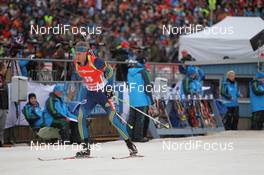 04.01.2014, Oberhof, Germany (GER): Christoffer Eriksson (SWE) - IBU world cup biathlon, pursuit men, Oberhof (GER). www.nordicfocus.com. © Manzoni/NordicFocus. Every downloaded picture is fee-liable.