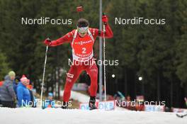 04.01.2014, Oberhof, Germany (GER): Ole Einar Bjoerndalen (NOR) - IBU world cup biathlon, pursuit men, Oberhof (GER). www.nordicfocus.com. © Manzoni/NordicFocus. Every downloaded picture is fee-liable.