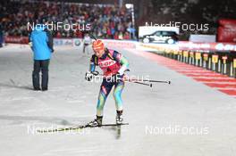 04.01.2014, Oberhof, Germany (GER): Valj Semerenko (UKR) - IBU world cup biathlon, pursuit women, Oberhof (GER). www.nordicfocus.com. © Manzoni/NordicFocus. Every downloaded picture is fee-liable.