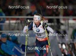 04.01.2014, Oberhof, Germany (GER): Annalies Cook (USA) - IBU world cup biathlon, pursuit women, Oberhof (GER). www.nordicfocus.com. © Manzoni/NordicFocus. Every downloaded picture is fee-liable.
