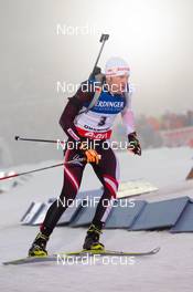 03.01.2014, Oberhof, Germany (GER): Simon Eder (AUT) - IBU world cup biathlon, sprint men, Oberhof (GER). www.nordicfocus.com. © Manzoni/NordicFocus. Every downloaded picture is fee-liable.
