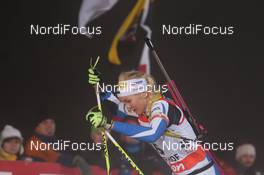 03.01.2014, Oberhof, Germany (GER): Grete Gaim (EST) - IBU world cup biathlon, sprint women, Oberhof (GER). www.nordicfocus.com. © Manzoni/NordicFocus. Every downloaded picture is fee-liable.