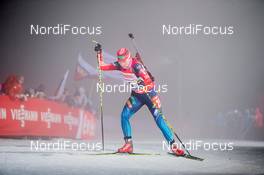 03.01.2014, Oberhof, Germany (GER): Ekaterina Shumilova (RUS) - IBU world cup biathlon, sprint women, Oberhof (GER). www.nordicfocus.com. © Manzoni/NordicFocus. Every downloaded picture is fee-liable.