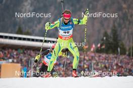 11.01.2014, Ruhpolding, Germany (GER): Klemen Bauer (SLO) - IBU world cup biathlon, individual men, Ruhpolding (GER). www.nordicfocus.com. © Manzoni/NordicFocus. Every downloaded picture is fee-liable.