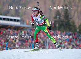10.01.2014, Ruhpolding, Germany (GER): Nadezhda Skardino (BLR)  - IBU world cup biathlon, individual women, Ruhpolding (GER). www.nordicfocus.com. © Manzoni/NordicFocus. Every downloaded picture is fee-liable.