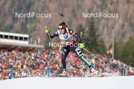 10.01.2014, Ruhpolding, Germany (GER): Dorothea Wierer (ITA)  - IBU world cup biathlon, individual women, Ruhpolding (GER). www.nordicfocus.com. © Manzoni/NordicFocus. Every downloaded picture is fee-liable.
