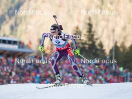 10.01.2014, Ruhpolding, Germany (GER): Laure Soulie (AND)  - IBU world cup biathlon, individual women, Ruhpolding (GER). www.nordicfocus.com. © Manzoni/NordicFocus. Every downloaded picture is fee-liable.