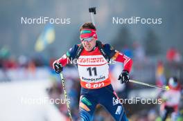 12.01.2014, Ruhpolding, Germany (GER): Evgeniy Garanichev (RUS)  - IBU world cup biathlon, pursuit men, Ruhpolding (GER). www.nordicfocus.com. © Manzoni/NordicFocus. Every downloaded picture is fee-liable.