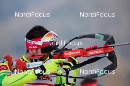 12.01.2014, Ruhpolding, Germany (GER): Jakov Fak (SLO)  - IBU world cup biathlon, pursuit men, Ruhpolding (GER). www.nordicfocus.com. © Manzoni/NordicFocus. Every downloaded picture is fee-liable.