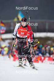 12.01.2014, Ruhpolding, Germany (GER): Megan Heinicke (CAN)  - IBU world cup biathlon, pursuit women, Ruhpolding (GER). www.nordicfocus.com. © Manzoni/NordicFocus. Every downloaded picture is fee-liable.