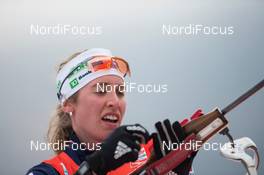 12.01.2014, Ruhpolding, Germany (GER): Susan Dunklee (USA)  - IBU world cup biathlon, pursuit women, Ruhpolding (GER). www.nordicfocus.com. © Manzoni/NordicFocus. Every downloaded picture is fee-liable.