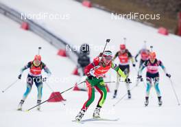 12.01.2014, Ruhpolding, Germany (GER): Nadezhda Skardino (BLR)  - IBU world cup biathlon, pursuit women, Ruhpolding (GER). www.nordicfocus.com. © Manzoni/NordicFocus. Every downloaded picture is fee-liable.