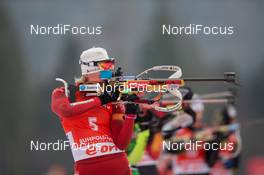 12.01.2014, Ruhpolding, Germany (GER): Tora Berger (NOR)  - IBU world cup biathlon, pursuit women, Ruhpolding (GER). www.nordicfocus.com. © Manzoni/NordicFocus. Every downloaded picture is fee-liable.