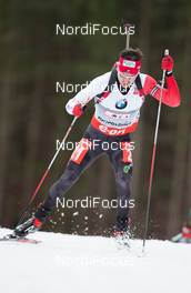 09.01.2014, Ruhpolding, Germany (GER): Jean Philippe Leguellec (CAN)  - IBU world cup biathlon, relay men, Ruhpolding (GER). www.nordicfocus.com. © Manzoni/NordicFocus. Every downloaded picture is fee-liable.