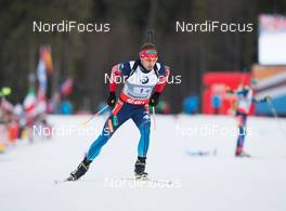 09.01.2014, Ruhpolding, Germany (GER): Anton Shipulin (RUS)  - IBU world cup biathlon, relay men, Ruhpolding (GER). www.nordicfocus.com. © Manzoni/NordicFocus. Every downloaded picture is fee-liable.