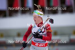 09.01.2014, Ruhpolding, Germany (GER): Johannes Thingnes Boe (NOR)  - IBU world cup biathlon, relay men, Ruhpolding (GER). www.nordicfocus.com. © Manzoni/NordicFocus. Every downloaded picture is fee-liable.