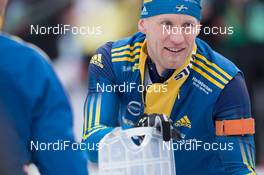 09.01.2014, Ruhpolding, Germany (GER): Carl-Johan Bergman (SWE)  - IBU world cup biathlon, relay men, Ruhpolding (GER). www.nordicfocus.com. © Manzoni/NordicFocus. Every downloaded picture is fee-liable.