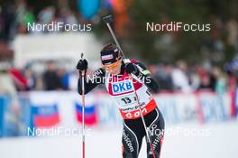 08.01.2014, Ruhpolding, Germany (GER): Selina Gasparin (SUI)  - IBU world cup biathlon, relay women, Ruhpolding (GER). www.nordicfocus.com. © Manzoni/NordicFocus. Every downloaded picture is fee-liable.