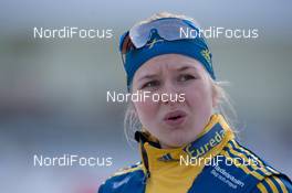 08.01.2014, Ruhpolding, Germany (GER): Asa Lif (SWE)  - IBU world cup biathlon, relay women, Ruhpolding (GER). www.nordicfocus.com. © Manzoni/NordicFocus. Every downloaded picture is fee-liable.
