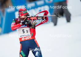 08.01.2014, Ruhpolding, Germany (GER): Irina Starykh (RUS)  - IBU world cup biathlon, relay women, Ruhpolding (GER). www.nordicfocus.com. © Manzoni/NordicFocus. Every downloaded picture is fee-liable.