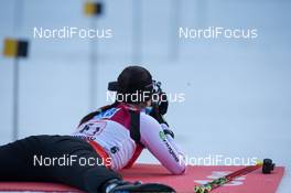 08.01.2014, Ruhpolding, Germany (GER): Rosanna Crawford (CAN)  - IBU world cup biathlon, relay women, Ruhpolding (GER). www.nordicfocus.com. © Manzoni/NordicFocus. Every downloaded picture is fee-liable.