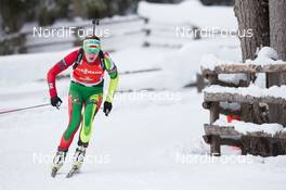 18.01.2014, Antholz, Italy (ITA): Darya Domracheva (BLR) - IBU world cup biathlon, pursuit women, Antholz (ITA). www.nordicfocus.com. © Manzoni/NordicFocus. Every downloaded picture is fee-liable.