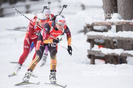 18.01.2014, Antholz, Italy (ITA): Andrea Henkel (GER) - IBU world cup biathlon, pursuit women, Antholz (ITA). www.nordicfocus.com. © Manzoni/NordicFocus. Every downloaded picture is fee-liable.