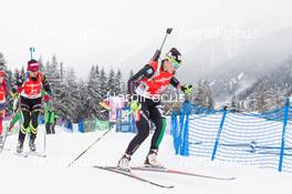 18.01.2014, Antholz, Italy (ITA): Dorothea Wierer (ITA) - IBU world cup biathlon, pursuit women, Antholz (ITA). www.nordicfocus.com. © Manzoni/NordicFocus. Every downloaded picture is fee-liable.
