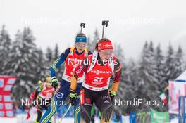 18.01.2014, Antholz, Italy (ITA): Laura Dahlmeier (GER) - IBU world cup biathlon, pursuit women, Antholz (ITA). www.nordicfocus.com. © Manzoni/NordicFocus. Every downloaded picture is fee-liable.