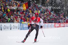 19.01.2014, Antholz, Italy (ITA): Jean Philippe Leguellec (CAN) - IBU world cup biathlon, relay men, Antholz (ITA). www.nordicfocus.com. © Manzoni/NordicFocus. Every downloaded picture is fee-liable.