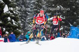 19.01.2014, Antholz, Italy (ITA): Arnd Peiffer (GER) - IBU world cup biathlon, relay men, Antholz (ITA). www.nordicfocus.com. © Manzoni/NordicFocus. Every downloaded picture is fee-liable.