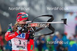 19.01.2014, Antholz, Italy (ITA): Iana Romanova (RUS) - IBU world cup biathlon, relay women, Antholz (ITA). www.nordicfocus.com. © Manzoni/NordicFocus. Every downloaded picture is fee-liable.