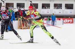 19.01.2014, Antholz, Italy (ITA): Jana Gerekova (SVK) - IBU world cup biathlon, relay women, Antholz (ITA). www.nordicfocus.com. © Manzoni/NordicFocus. Every downloaded picture is fee-liable.