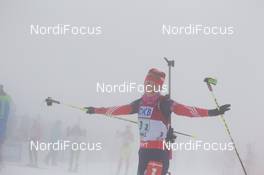 19.01.2014, Antholz, Italy (ITA): Ekaterina Shumilova (RUS) - IBU world cup biathlon, relay women, Antholz (ITA). www.nordicfocus.com. © Manzoni/NordicFocus. Every downloaded picture is fee-liable.