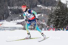 16.01.2014, Antholz, Italy (ITA): Inna Suprun (UKR) - IBU world cup biathlon, sprint women, Antholz (ITA). www.nordicfocus.com. © Manzoni/NordicFocus. Every downloaded picture is fee-liable.
